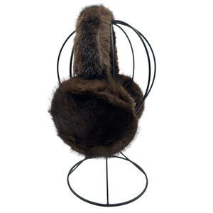 Cache-oreilles en fausse fourrure pelucheuse