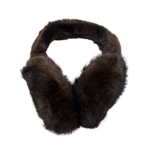 Cache-oreilles en fausse fourrure pelucheuse