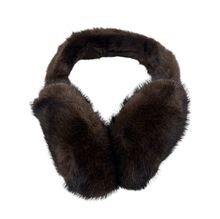 Cache-oreilles en fausse fourrure pelucheuse