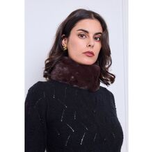 Bandeau & tour de cou 2 en 1 conçu en fausse fourrure - 3 pièces