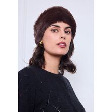 Bandeau & tour de cou 2 en 1 conçu en fausse fourrure - 12 pièces