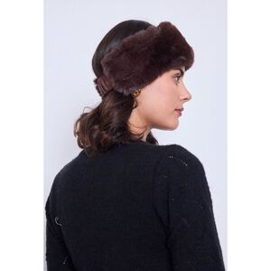 Bandeau & tour de cou 2 en 1 conçu en fausse fourrure - 12 pièces