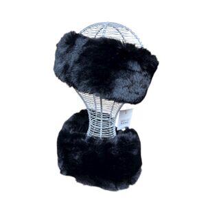 Bandeau & tour de cou 2 en 1 conçu en fausse fourrure - 12 pièces