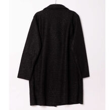 Manteau mi-long en bouclé doux à double boutonnage avec poches