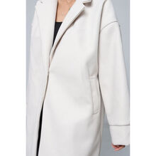 Manteau oversize mi-long avec des poches latérales pratiques