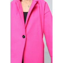 Manteau oversize mi-long avec des poches latérales pratiques