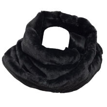 Snood croisé sur le devant en fausse fourrure - 3 pièces