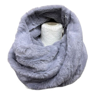 Snood croisé sur le devant en fausse fourrure - 3 pièces