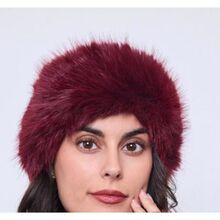 Bonnet 100% Acrylique en fausse fourrure luxueuse à poils longs - 3 pièces