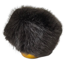 Bonnet 100% Acrylique en fausse fourrure luxueuse à poils longs - 3 pièces