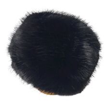 Bonnet 100% Acrylique en fausse fourrure luxueuse à poils longs - 12 pièces