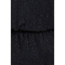 Robe de soirée courte noire avec paillettes brillants pour les fêtes