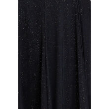 Robe de soirée sans manches à col V parsemée de paillettes scintillantes