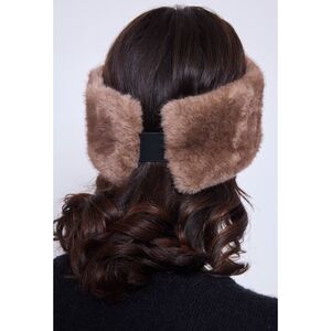 Bandeau/tour de cou en fausse fourrure ultra douce 100% Acrylique - 3 pièces