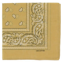 Bandana foulard 100% Coton qualité premium imprimé paisley couleur au choix