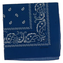 Bandana foulard 100% Coton qualité premium imprimé paisley couleur au choix