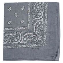 Bandana foulard 100% Coton qualité premium imprimé paisley couleur au choix