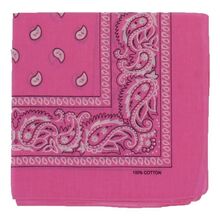 Bandana foulard 100% Coton qualité premium imprimé paisley couleur au choix