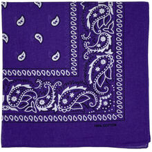 Bandana foulard 100% Coton qualité premium imprimé paisley couleur au choix