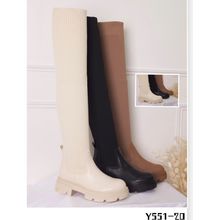 Bottes en simili à semelle chunky - Jeans Industry