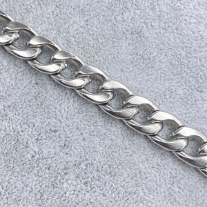 Bracelet homme acier chaîne gourmette longueur 21 cm - largeur 11,30 mm