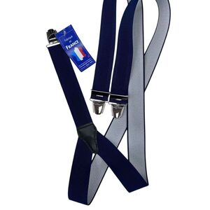Bretelles élastiques en forme Y avec 3 clips
