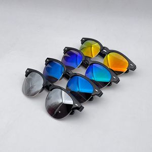 Grossiste de lunettes de soleil pour enfant unisexe à monture demi