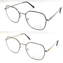 Grossiste de lunettes unisexes à monture géométrique avec des