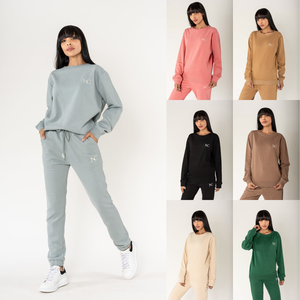 Sweat Femme Sans Capuche — Coupe Oversize Confortable — Manches Longues — Pour Toutes Les Saisons