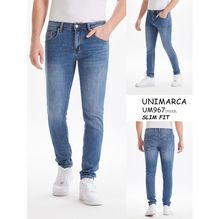 Grossiste de jeans homme coupe ajustée slim délavé en coton
