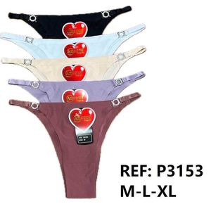 Culotte coupe string avec petits anneaux strass sur les côtés