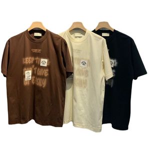 T-shirt manches longues col rond à motif COMFORT et APPRECIATION