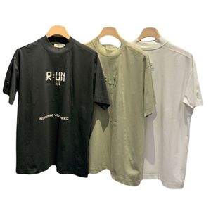 T-shirt manches courtes uni R:UN et INCREASE YOUR SPEED