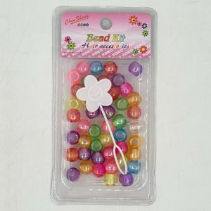 12 boîtes de perles plastique aux teintes vives et éclatantes
