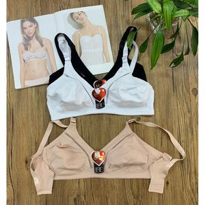 Soutien-gorge à bonnets D grande taille en coton sans mousse et armature