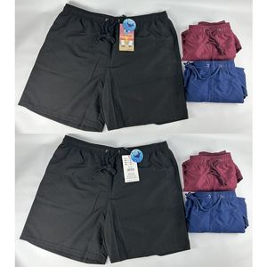 Short de bain homme grande taille design uni et avec doublure filet