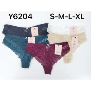 Culotte femme à élégante dentelle motif fleurie