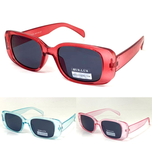 Lunettes de soleil fille de style rectangulaire aux coins arrondis