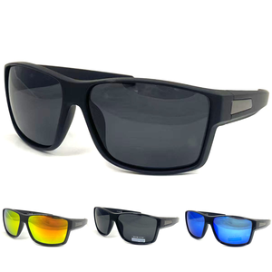 Lunettes solaires adulte avec monture rectangle couvrant