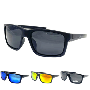 Lunettes de soleil adulte en rectangulaire et un effet miroir