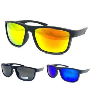 Lunettes de soleil adulte de forme rectangulaire et verres teintés