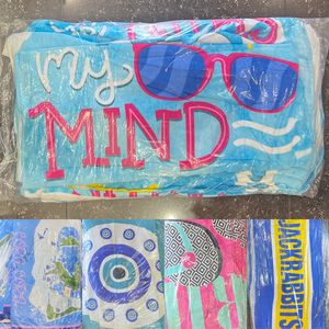 Serviette de plage multi-usage idéale également en tapis de plage