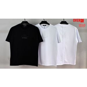 T-shirt uni à motif de lettrage LOS ANGELES en relief sur la poitrine