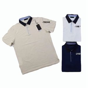 Polo uni homme souligné avec des bordures contrastées