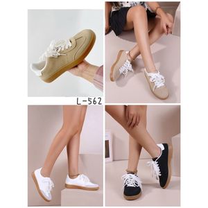 Chaussures de sport basses à lacets de style décontracté