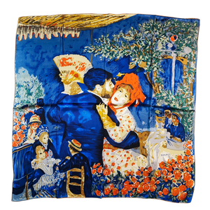 Echarpe carrée en soie "Danse à la campagne" de Auguste Renoir