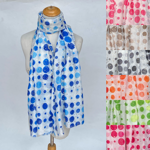 Écharpe à Pois Multicolores