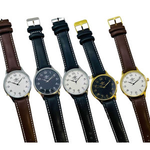 Montre ronde pour homme orné d’index en chiffres romains