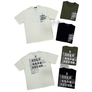 T-shirt à encolure ronde avec imprimé lettrage graphique