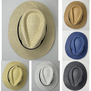 Chapeau fedora léger en papier tressé – élégance aérée et intemporelle